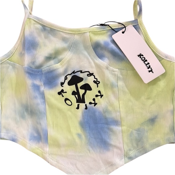 NWT KOLLYY 90”s crop top S NWT - Picture 2 of 6